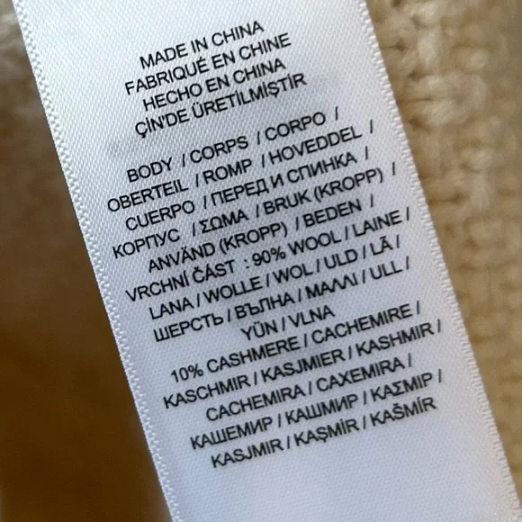 Polo Ralph Lauren Cable Knit Turtleneck Cream Sleeveless Sweater Women’s XS - Picture 5 of 7